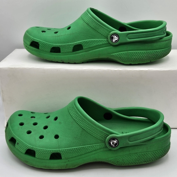 Crocs classic clog green women size  12 then size 10 - Picture 5 of 15